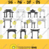 Chinese Gate SVG Chinese gate clipart Chinese gate Bundle Chinese Gate Silhouette Chinese Gate Vector Cut file for silhouette clipart