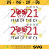 Chinese Ox Lunar new year SVG Chinese New Year 2021 Svg Happy New Year Svg 2021 Year of The Ox Svg SVG Cut File For Cricut 198 copy