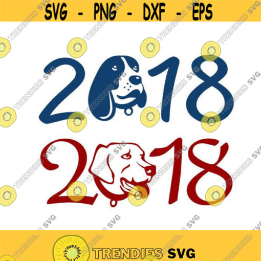 Chinese new Year of the Dog Design SVG PNG DXF eps Designs Cameo File Silhouette Design 1683