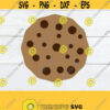 Chocolate Chip Cookie Chocolate Chip Cookie svg Chocolate Chip Cookie Cut File Digital image Instant Download svg dxf pngjpgeps Design 497