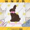 Chocolate bunny SVG Easter bunnies Happy Easter chocolate rabbit digital cut files