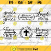 Christian Bundle Svg Bible Quotes Svg Scripture Svg Loved Be Strong Pray Jesus Everything Svg Cut Files for Cricut Png Dxf.jpg