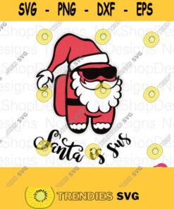 Christmas Among Us SVG Santa is Sus svg Xmas Funny svg Among Us Santa svg Among Us Sticker svg File for Cricut DXF for Silhouette 113