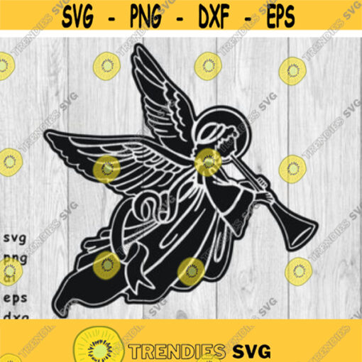 Christmas Angel svg png ai eps dxf files for Auto Decals Vinyl Decals Printing T shirts Cricut other cut files Design 39