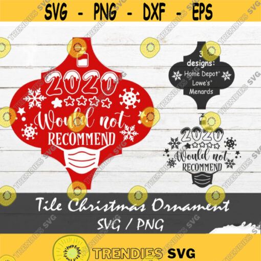 Christmas Arabesque Tile Ornament SVG 2021 A little better but still not Great Christmas 2021 SVG Vaccine SVG Quarantine svg Face Mask Design 252.jpg