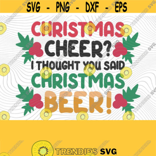 Christmas Beer PNG Print Files Sublimation Trendy Christmas Christmas Puns Getting Lit Drinking Humor Wine Drunk Adult Humor Funny Design 358
