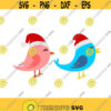 Christmas Bird Chic Cuttable Design SVG PNG DXF eps Designs Cameo File Silhouette Design 1722