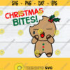 Christmas Bites. Funny Christmas svg. Gingerbread man svg. Gingerbread man with bite svg. Crying Gingerbread man. Christmas svg. Gingerbread Design 1473