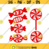 Christmas Candy Cane Cuttable Design SVG PNG DXF eps Designs Cameo File Silhouette Design 670