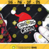 Christmas Crew Svg Christmas Svg Santa Hat Svg Dxf Eps Png Holiday Cut Files Kids Clipart Family Matching Shirts Svg Cricut Silhouette Design 2762 .jpg
