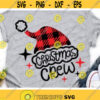 Christmas Crew Svg Christmas Svg Santa Svg Dxf Eps Png Buffalo Plaid Santa Hat Cut Files Family Matching Shirts Svg Cricut Silhouette Design 523 .jpg