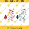 Christmas Dinosaur Dino Santa Cuttable Design SVG PNG DXF eps Designs Cameo File Silhouette Design 908