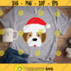 Christmas Dog svg Christmas svg Labrador svg Retriever svg dxf eps Santa Hat svg Animal svg Cut file Cricut Silhouette Shirt DIY Design 414.jpg