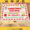 Christmas Eve Box SVG Christmas Eve Crate SVG