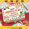 Christmas Eve Box SVG Christmas Eve Crate SVG Christmas Box SVG Christmas Eve Box label