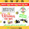 Christmas Eve Box SVG Christmas Eve Crate SVG DIY Create your own box