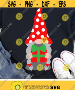 Christmas Gnome Girl Svg, Christmas Svg, Gnome Svg, Dxf, Eps, Png, Christmas Shirt Svg, Holiday Cut Files, Winter Clipart, Silhouette Cricut Design -2642