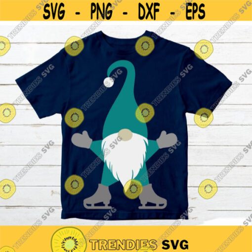 Christmas Gnome SVG Skate Gnome SVG file for Cricut Silhouette Gnome svg for Christmas shirt Gnome SVG Funny Christmas svg Design 314.jpg