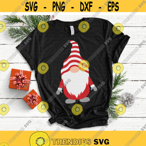 Christmas Gnome svg Gnome svg Gnome with Striped Hat svg Gnome with Red White Striped Hat svg Christmas svg dxf png Print Cut File Design 794.jpg