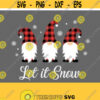 Christmas Gnomes Svg let it snow SVG Gnome SVG Christmas svg SVG Cutting File for CriCut Silhouette svg dxf png jpg eps Design 207