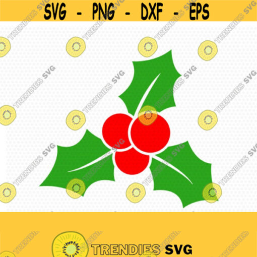 Christmas Holly svg Holly svg monogram Christmas SVG Cutting File Svg CriCut Files svg jpg png dxf Silhouette cameo Design 184
