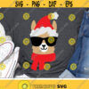 Christmas Llama Svg Funny Llama Svg Kids Holiday Cut Files Sunglasses Svg Xmas Alpaca Svg Dxf Eps Png Winter Clipart Silhouette Cricut Design 3086 .jpg