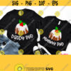 Christmas Mom Dad Matching Shirts Svg Daddy Pud Svg Mommy Pud Svg Funny Mother and Father Shirt Svg with Christmas Pudding Svg Dxf Png Design 615