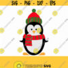 Christmas Penguin SVG Penguin SVG Christmas SVG Cutting File Svg CriCut Files svg jpg png dxf Silhouette cameo Design 495