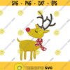 Christmas Reindeer Rudolph Machine Embroidery INSTANT DOWNLOAD pes dst Design 394