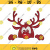 Christmas Reindeer Rudolph Machine Embroidery INSTANT DOWNLOAD pes dst Design 556