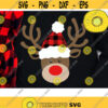 Christmas Reindeer Svg Buffalo Plaid Moose Svg Plaid Reindeer Svg Merry Christmas Svg Christmas Cut Files Dxf Eps Png Design 787 .jpg