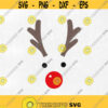 Christmas Reindeer Svg Deer Svg Reindeer Monogram Svg Reindeer Boy Clipart Rudolph Svg Deer Girl SVG DXF EPS Deer Kids Xmas CutFiles Design 298