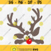 Christmas Reindeer Svg Deer Svg Reindeer Monogram Svg Reindeer Boy Clipart Rudolph Svg Deer Girl SVG DXF EPS Deer Kids Xmas CutFiles Design 80