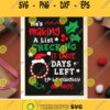 Christmas SVG Christmas Countdown Svg Christmas Calendar Svg Christmas Sign Svg Santa39s Naughty List Svg Svg Files For Cricut
