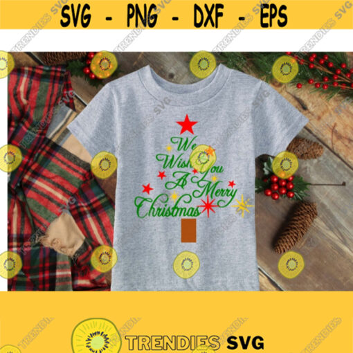 Christmas SVG Christmas Tree SVG Christmas Shirt SVG Merry Christmas Svg Digital Cut Files Svg Ai Pdf Eps Dxf Png Jpeg