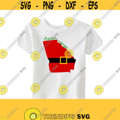 Christmas SVG Georgia SVG Christmas Shirt SVG Georgia T Shirt Svg Christmas Clip Art Svg Eps Ai Pdf Png Jpeg Cut Files Design 597