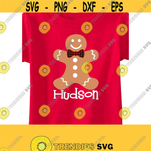 Christmas SVG Gingerbread Boy SVG Gingerbread Clip Art Svg Eps Ai Pdf Png Jpeg Cut Files Christmas T Shirt Svg