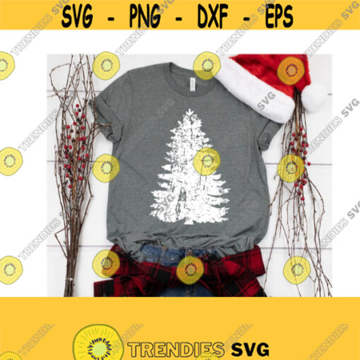 Christmas SVG Grunge Christmas Tree SVG Grunge Christmas Svg Christmas Clip Art Svg Eps Ai Pdf Png Jpeg Cut Files
