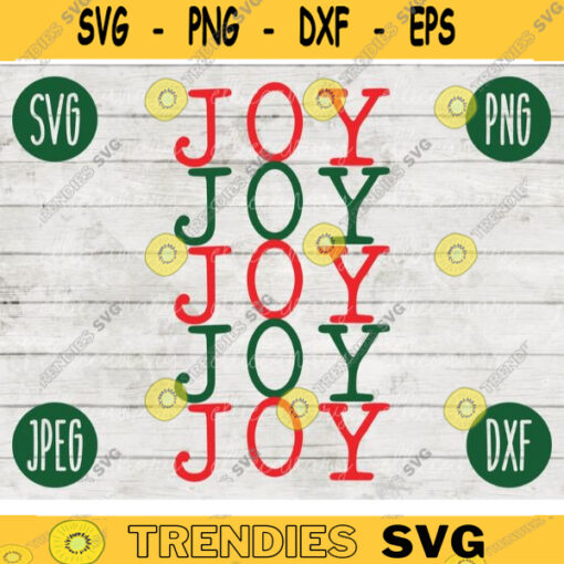 Christmas SVG Joy Typography svg png jpeg dxf Silhouette Cricut Commercial Use Vinyl Cut File Winter Holiday Shirt SVG Small Business 2509