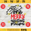 Christmas SVG One Merry Assistant Principal svg png jpeg dxf Silhouette Cricut Small Business Vinyl Cut File Winter Holiday School Digital 2598