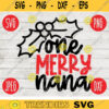 Christmas SVG One Merry Nana svg png jpeg dxf Silhouette Cricut Small Business Vinyl Cut File Winter Holiday School Digital 2594