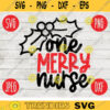 Christmas SVG One Merry Nurse svg png jpeg dxf Silhouette Cricut Small Business Vinyl Cut File Winter Holiday School Digital 2593