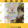 Christmas SVG Rudolph SVG Reindeer Svg Christmas Clip Art Rudolph Face Svg Eps Ai Pdf Png Jpeg Cut Files Design 444