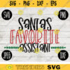 Christmas SVG Santas Favorite Assistant svg png jpeg dxf Silhouette Cricut Commercial Use Vinyl Cut File Winter Holiday School 2119