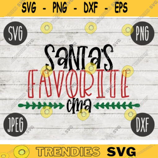Christmas SVG Santas Favorite CMA png jpeg dxf Silhouette Cricut Commercial Use Vinyl Cut File Winter Holiday Certified Medical Assistant 2150