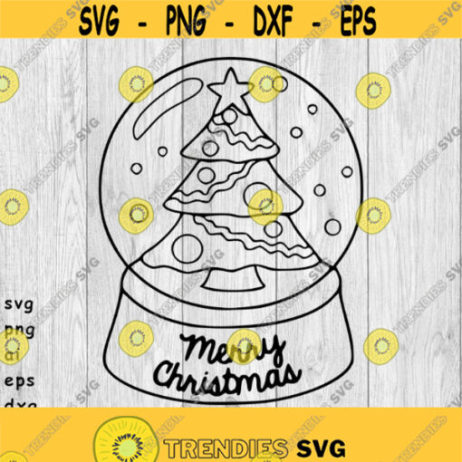 Christmas Snow Globe Christmas Globe Snow Globe svg png ai eps dxf digitals files for cut file projects Design 56