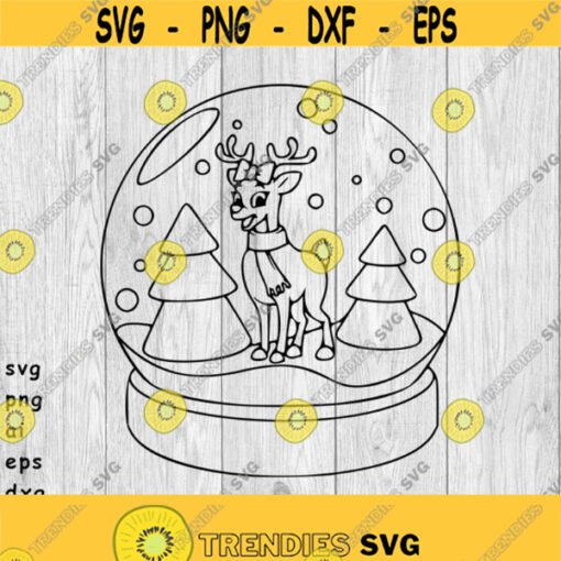 Christmas Snow Globe Christmas Globe Snow Globe svg png ai eps dxf digitals files for cut file projects Design 57