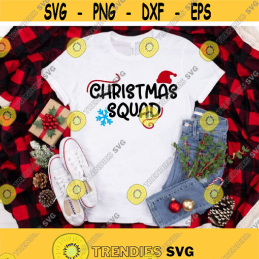 Christmas Squad svg Matching family Christmas svg Digital download with svg dxf png jpg files included Design 1424