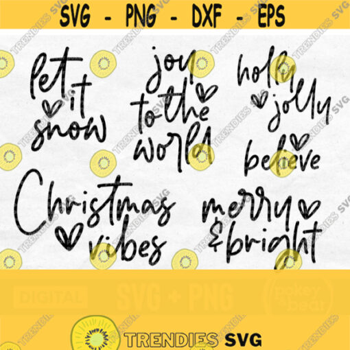 Christmas Svg Bundle Christmas Png Bundle Christmas Shirt Svg Christmas Sayings Svg Holiday Cut File Merry And Bright Svg Sublimation Design 865