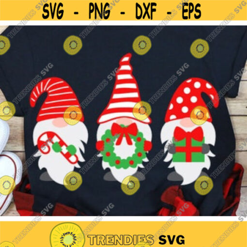 Christmas Svg Christmas Gnomes Svg Christmas Cut Files Gnomes Svg Dxf Eps Png Christmas Shirt Svg Candy Cane Clipart Silhouette Cricut Design 298 .jpg